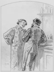 La Goutte, Plate 17 from Les Toquades